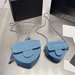 Chanells Mini Handbag CC Love Bags Channelbags Bags Women Crossbody Designer Chain Bag Ladies Denim All-match Fashion Clutch Solid Color Wallet Handbags