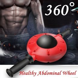 360 Degrees All-Dimensional Abdominal Wheel No Noise Muscle Trainer Fitness Equipment Non-Slip Workout Body Massager T200506
