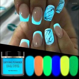 Nail Glitter Fluorescent Decor Powder Body Party Coating Luminous Brightly Noctilucent Prud22