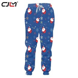 Mens Personality Large Size Christmas Sweatpants 3D Printed Santa Claus Man Sports Pants 6XL 220623