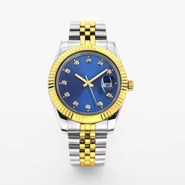 Diamond watch Men Watches lady watch Luxury top quality Full Stainless Steel wristwatch Couples U1 36mm 41mm Valentines Day present gifts for man wristwatches