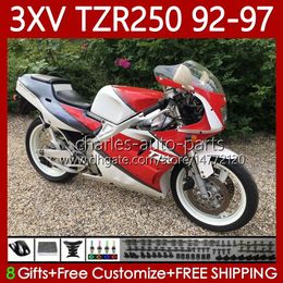 Body Kit For YAMAHA TZR250-R TZR250RR Glossy Red YPVS 3XV TZR250R 92-97 117No.142 TZR 250 TZR250 R RS RR 1992 1993 1994 1995 1996 1997 TZR-250 92 93 94 95 96 97 OEM Fairing