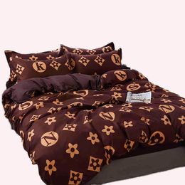 Bedding Set Bed Linen Duvet Cover and Pillowcase Home Flat Sheet Quilt Comforter Case 240x220cm Bedclothes Couple Queen