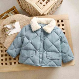 2 3 4 5 6 7 Jr Kids Children Outerwear Winter Clothes For Boys Girls Cotton Lined Parka Jackets thicken Warm Fashion Jackets J220718