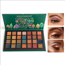 Lust In Paradise, 28 Color Eyeshadow Palette, Highly Pigmented, Transparent Cover, Neutral Cool Warm Brown Bronze Colors Smokey Eye, blood Sugar Eye Kyshadow