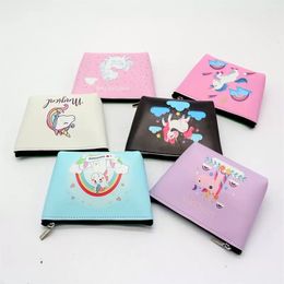 Children Girl Zipper Coin Purse cartoon Wallet Money Bag Multi-function Pencil Cases Kawaii Animal Makeup Case