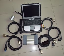 Tool MB Star C3 12v/24v With Red Port SD c3 multiplexer V2024.12 in Touchbook CF19 Laptop Ready Work