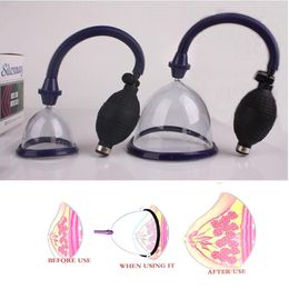 No Stretch Marks Single Manual Vacuum Pump Breast Suction Enlargement Boob Enhancement Sucker Enlarger Bra Massager Cup