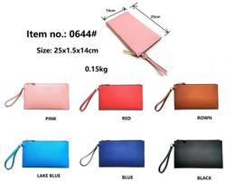 brand designer women wristlets wallets high quality clutch bags phone men car key wallet bags Credit card holders Coin Purses zipper pu leather 06ap44