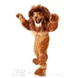 Lion Mascot Costume adult size brave Lion cartoon Costume Party fancy dress factory direct sale mascot Parade Suit