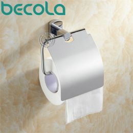 BECOLA Brand design bathroom accessories Chrome Toilet Paper Holder B16010 T200425