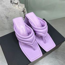 flip floops heels sandals heeled sandals anonymou-es heel summer shoes open toe genuine leather solid Colour white black pink purple large sizes US 8/9/10 custom