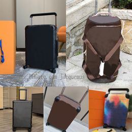 spinner brown suitcases travel luggage men womens horizon 55 cloud star suitcase top-quality trunk bag spinner universal wheel duffel rolling luggages briefcase