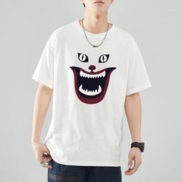 Men's T-Shirts Big Mouthed Clown Men 2022 Arrival Fashion Oversize Graphic Casual Custom Clothing Retro Punk Vintage Classic Harajuku Tees