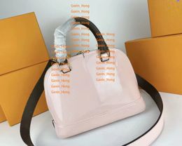 Le borse a tracolla dei designer da donna Tote sono dotate di tracolla in pelle liscia Borsa a tracolla Fashion Lady Shells Totes