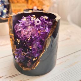 Crystal Ore Candle Aromatherapy DIY Soy Wax Scented Candles Home Decoration Birthday Gift Famous Decorations Shooting Prop
