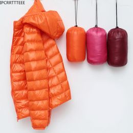 Women's Down & Parkas Lightweight Padded Jackets Spring 2022 Hooded Ultralight Quilted Coat For Warm Winter Coats Light Puffer Guin22