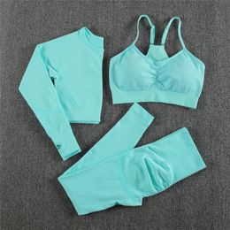LZYVOO Fitness Yoga Sport Set Women Gym Clothing Summer Two Piece Breathable Solid Colour Femme Sexy Leggings Suits 220330