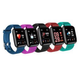 116plus Smart Armbänder Armband Wasserdicht Fitness Tracker Uhr Herzfrequenz Blutdruck Monitor Schrittzähler Band Frauen Männer