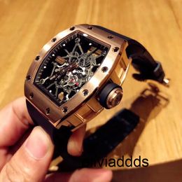 Men's automatic mechanical watch Japan West iron city movement natural rubber watchband size 50x42mm316 fine steel LDPI00