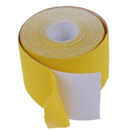 Elbow & Knee Pads 1 Roll Sports Kinesiology Muscles Care Fitness Athletic Health Tape 5M * 5CM - Yellow