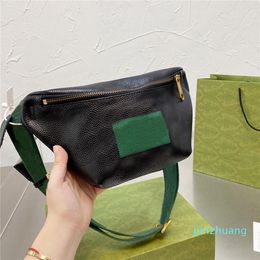 Designer- lady's cross body bag Fashion female fanny pack high quality unisex Belt Bags chest bag genuine leather purse