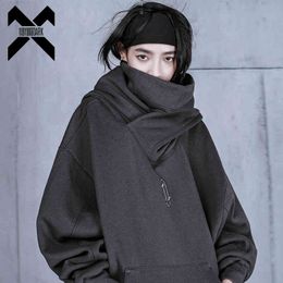 11 Bybb's Dark 2022 Turtleneck Hoodie Women Techwear Harajuku Hoodies Sweatshirts Hip Hop Streetwear Pullover Oversized Cotton