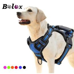 Dog Harness No Pull Breathable Reflective Pet Harness Vest For Small Large Dog Outdoor walking Training Dogs Accessories 220815