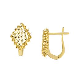 Clip-on & Screw Back Sterling 14 Carat Gold Diamond Earrings
