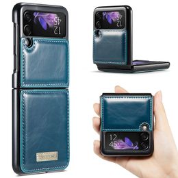 Leather Case Shockproof Protective Phone Cases Cover For Samsung Galaxy Z Flip 4 3