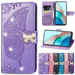 m3 note Canada - Flip Butterfly Embossing Wallet Cases For Redmi 10 9A 9C 9T 9 8 8A Note 10Pro Max For Xiaomi Mi Poco F3 GT X3 NFC M3 Pro