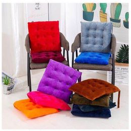 Cushion/Decorative Pillow Square Shape Thicken Chair Cushion Non-Slip Seat Backrest Suitable For Car Office Outdoor PadCushion/Decorative
