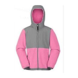 2022 fashion Kids girl Fleece Jackets Hoodie Coats Brand Windproof Warm Soft Shell Sportswear Women Men Coats large size XS-XXXL 12 colors Wholesale