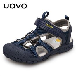 Kids Fashion Shoes Sock Style Color Matching Design Soft Durable Rubber Sole Comfortable Boys Sandals With #2235 220527