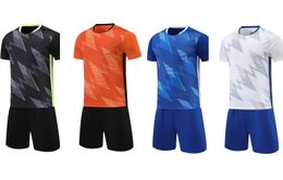 MEN yakuda Design Custom Soccer Jerseys Sets Men's Mesh training Football suit adult custom logo plus number With Shorts Uniforms kits football wear