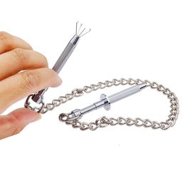 Claw Nipple Stimulator Clamp sexy Toy with Metal Chain for Men Women Bdsm Bondage Adults Slave Role Play Breast Clip Torture Game