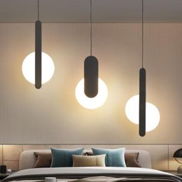 Pendant Lamps Thrisdar Nordic Personality Lights Study Office Bar Restuarant Hanging Light Bedroom Bedside Acrylic LampsPendant