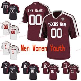 Nik1 Stitched Custom 20 James White 25 Kendall Bussey 28 Isaiah Spiller 3 Christian Kirk Texas A&M Aggies College Men Women Youth Jersey