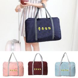 Duffel Bags Waterproof Foldable Travel Bag For Women Duffle Organisers Large Capacity Packing Handbags Luggage AccessoriesDuffel