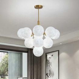 Pendant Lamps Living Room Lamp Chandelier Simple Modern Bedroom Dining Moon Planet Magic Bean Nordic LampsPendant