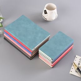 A5 A6 B5 Soft Notebooks Portable Travelers Journals School Office Meeting Record Notepads Diary 100 Sheets