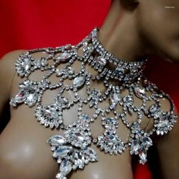 Earrings & Necklace Luxury Noble Crystal Water Drops Bridal Jewellery Sets Rhinestone Set For Bride African AccessoriesEarrings Tris22