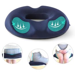 Cushion/Decorative Pillow Hemorrhoids Seat Cushion Orthopedic Coccyx Office Chair Hip Car Wheelchair Hips Massage Vertebrae Pad F0472Cushion