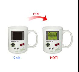 Creative Game Machine Magic Mug Temperature Color Changing Chameleon Cups Heat Sensitive Cup Coffee Tea Milk Mug For Gifts