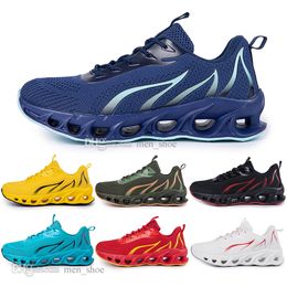 Men tênis de corrida Black White Moda Mulher Mulheres Trendy Trainer Sky-Blue-Bire-Red amarelo respirável esportes casuais esportes ao ar livre Estilo #2001-28