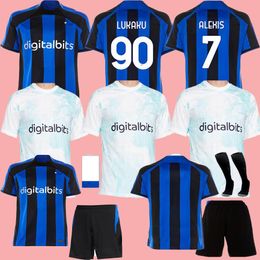 LAUTARO 21 22 23 soccer jerseys BARELLA CORREA ALEXIS BROZOVIC INTERS DZEKO ERIKSEN VIDAL tops 2021 2022 2023 football shirt men kids kit sets uniforms LUKAKU