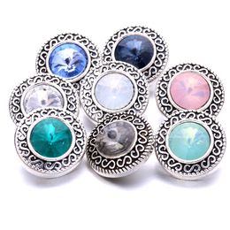 Metal Snap Button Clasps Jewelry findings 18mm Metal Snaps Buttons DIY earrings Necklace Bracelet jewelery