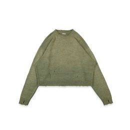 Top Quality FW Kapital Solid Colour Pullovers Men Women Couple Short Pullovers Hip-hop Casual Pullovers 201203