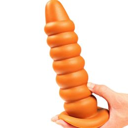 sexy shop super soft Huge Anal Plugs Male Silicone Big Butt Plug Beads Large Dildos Masturbation toys for men and women