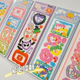 Gift Wrap Cute Love Donuts Po Frame Sticker DIY Scrapbooking Journal Collage Mobile Diary Star Chasing Happy Planner DecorationGift GiftGift